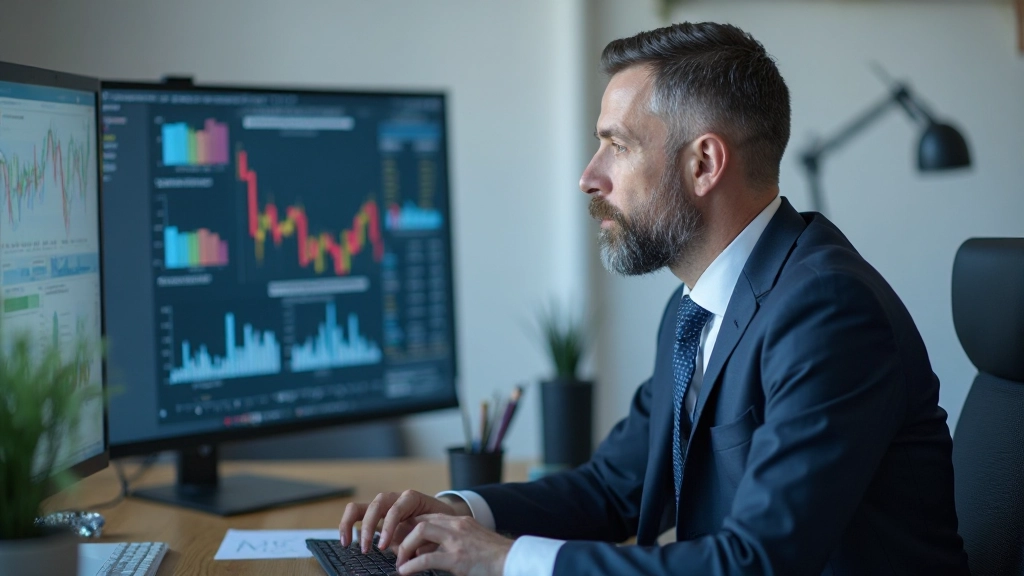 Специалист анализирует финансовые прогнозы и долгосрочное планирование