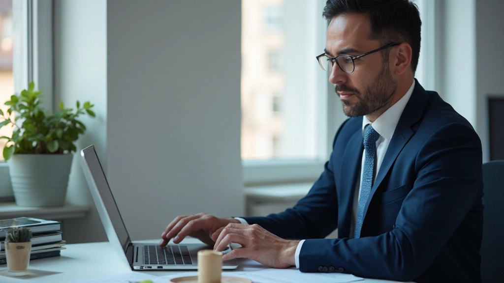 Инвестор изучает портфель и стратегии инвестирования для достижения целей